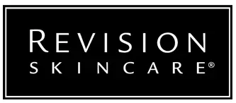 A black and white logo for television skincare.